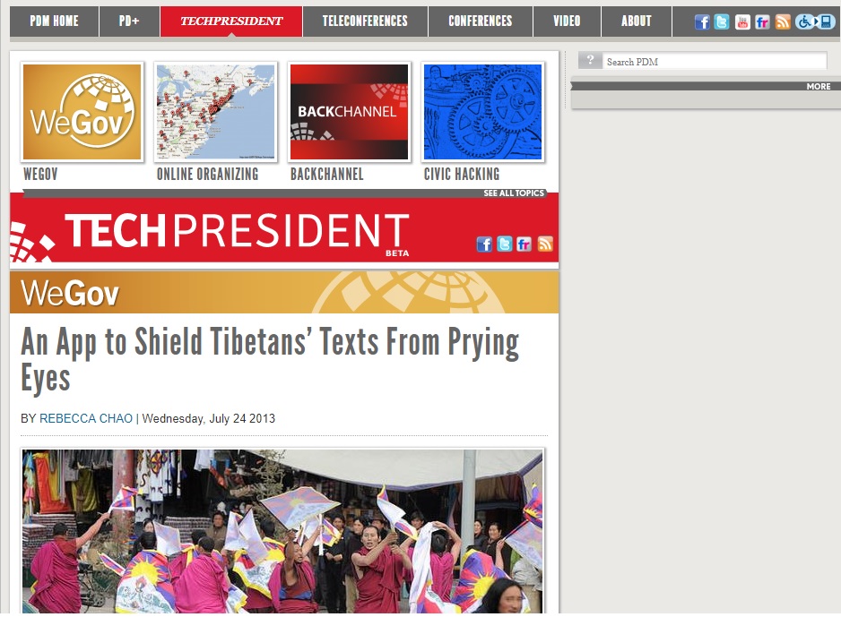 An App to Shield Tibetans’ Texts From Prying Eyes