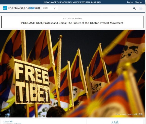 PODCAST: Tibet, Protest and China; The Future of the Tibetan Protest Movement PODCAST: Tibet, Protest and China; The Future of the Tibetan Protest Movement