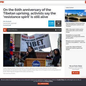 On the 60th anniversary of the Tibetan uprising, activists say the ‘resistance spirit’ is still alive